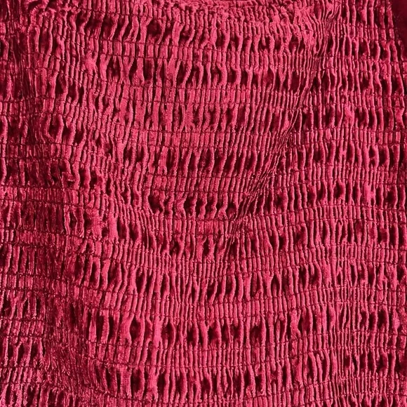 Torrid Red Velvet Smocked Top - Picture 11 of 14